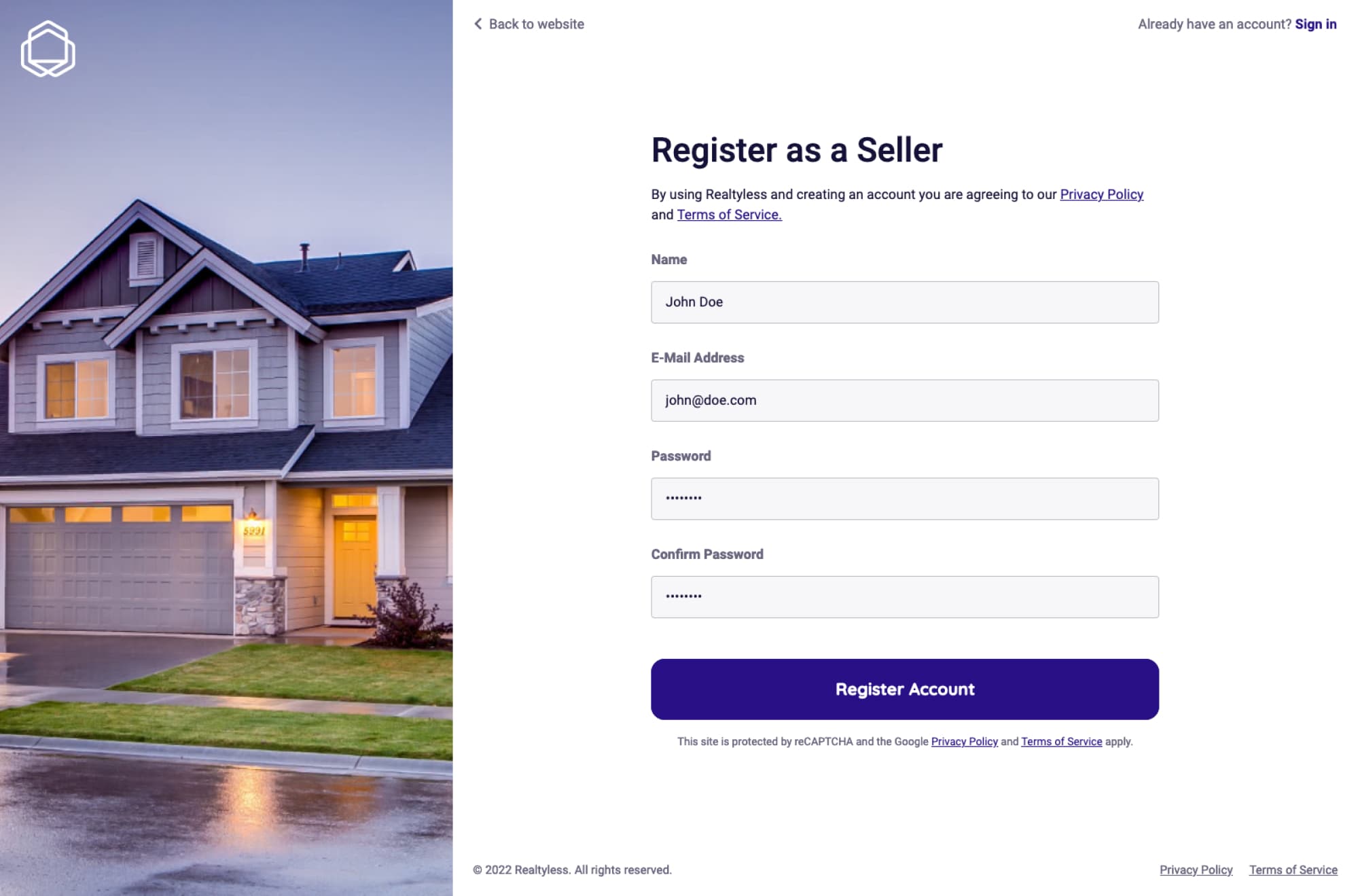 sign-up